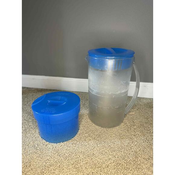 Mr. Coffee Iced Tea Maker 2-Quart Pitcher Machine Set TM1.7 Complete Set Blue - Picture 2 of 16